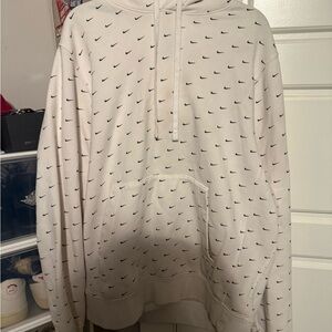 Nike Off-White Hoodie with Black Accents